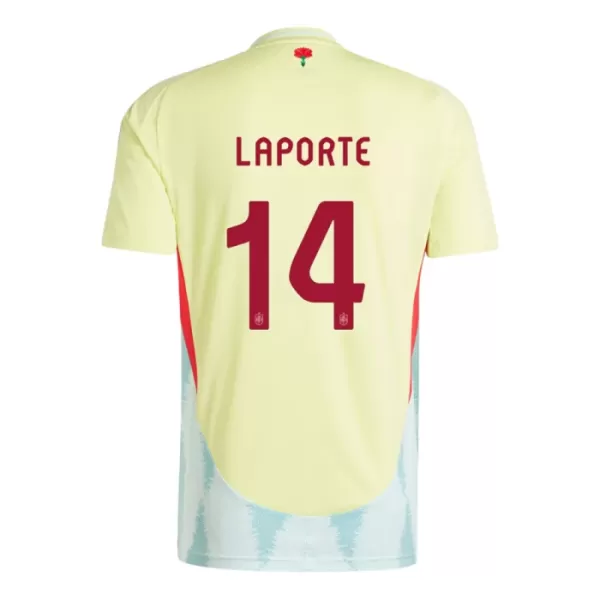 Spanje Aymeric Laporte 14 Shirt Heren Uit EK 2024