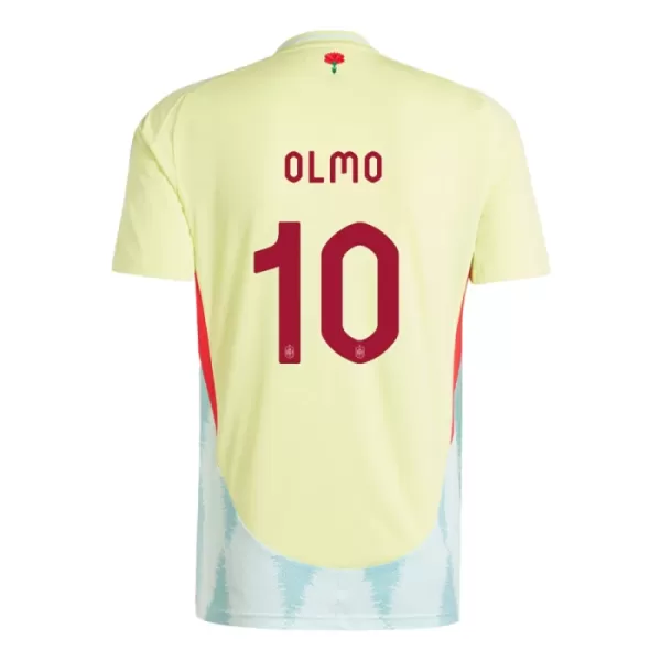 Spanje Dani Olmo 10 Shirt Heren Uit EK 2024