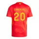 Spanje Daniel Carvajal 20 Shirt Heren Thuis EK 2024