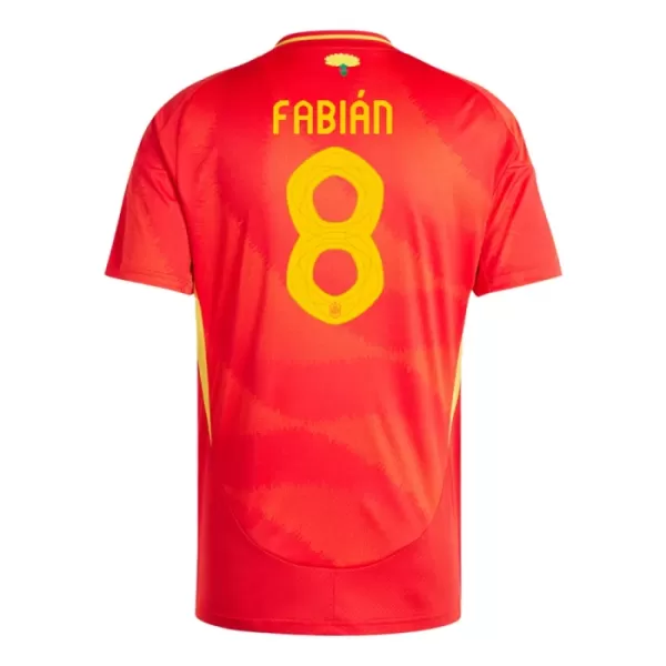 Spanje Fabian Ruiz 8 Shirt Heren Thuis EK 2024