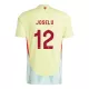 Spanje Joselu 12 Shirt Heren Uit EK 2024