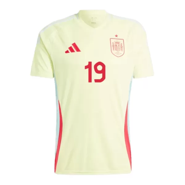 Spanje Lamine Yamal 19 Shirt Heren Uit EK 2024