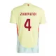 Spanje Martin Zubimendi 4 Shirt Heren Uit EK 2024