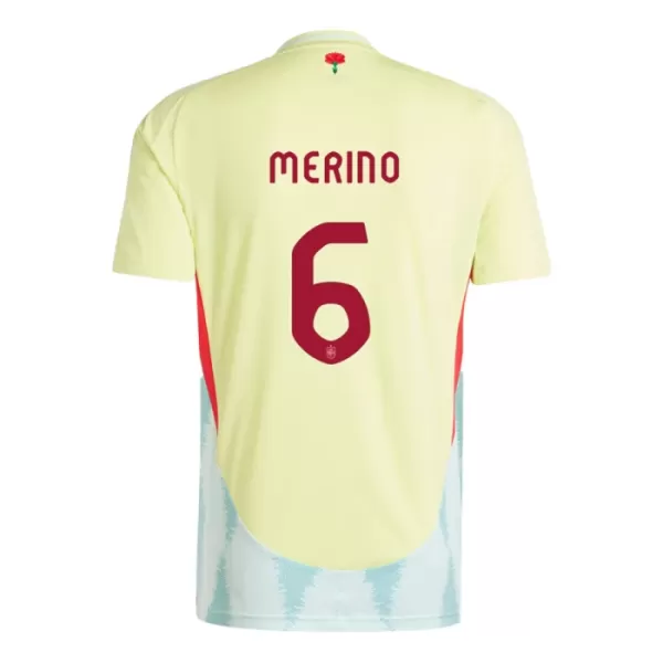 Spanje Mikel Merino 6 Shirt Heren Uit EK 2024