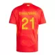 Spanje Mikel Oyarzabal 21 Shirt Heren Thuis EK 2024