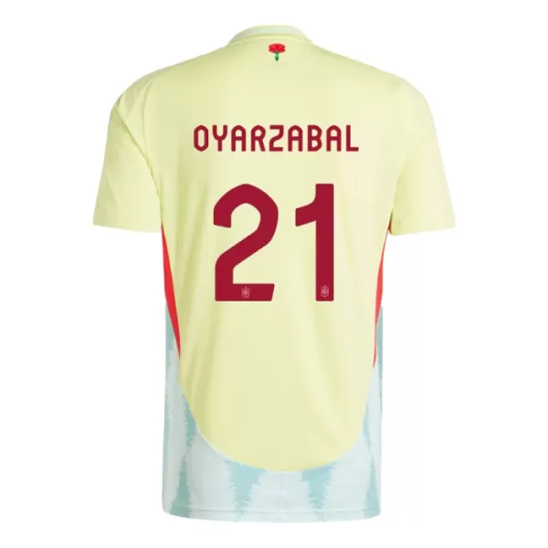 Spanje Mikel Oyarzabal 21 Shirt Heren Uit EK 2024