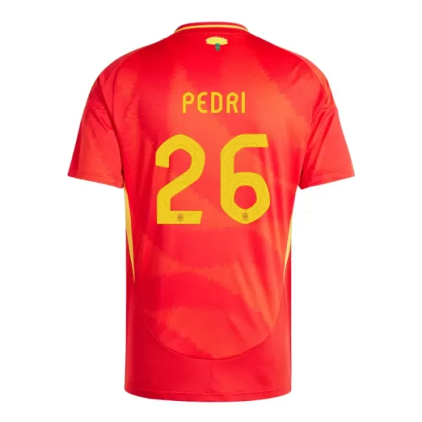 Spanje Pedri 26 Shirt Heren Thuis EK 2024