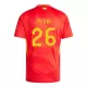 Spanje Pedri 26 Shirt Heren Thuis EK 2024