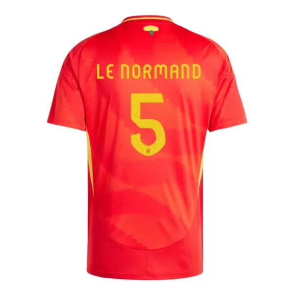 Spanje Robin Le Normand 5 Shirt Heren Thuis EK 2024