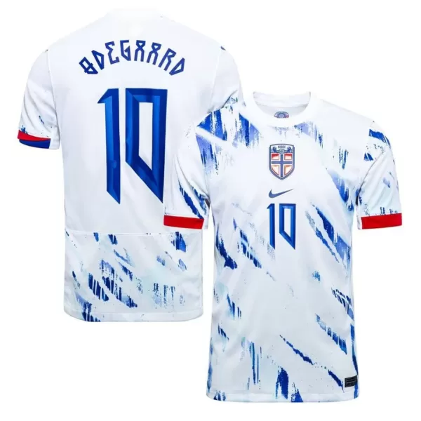 Noorwegen Ødegaard 10 Shirt Heren Uit 2024