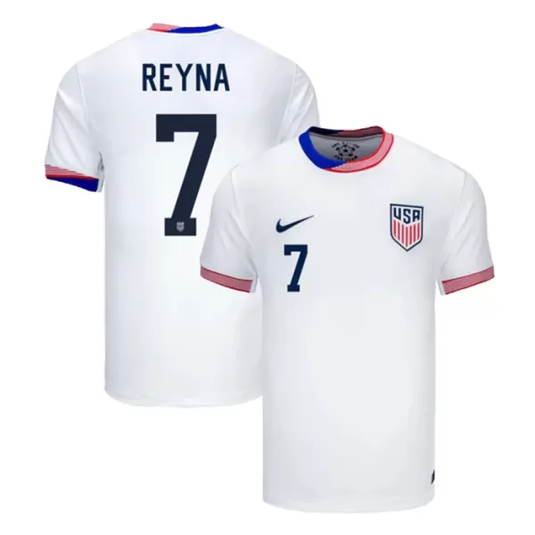 USA Reyna 7 Shirt Heren Thuis 2024