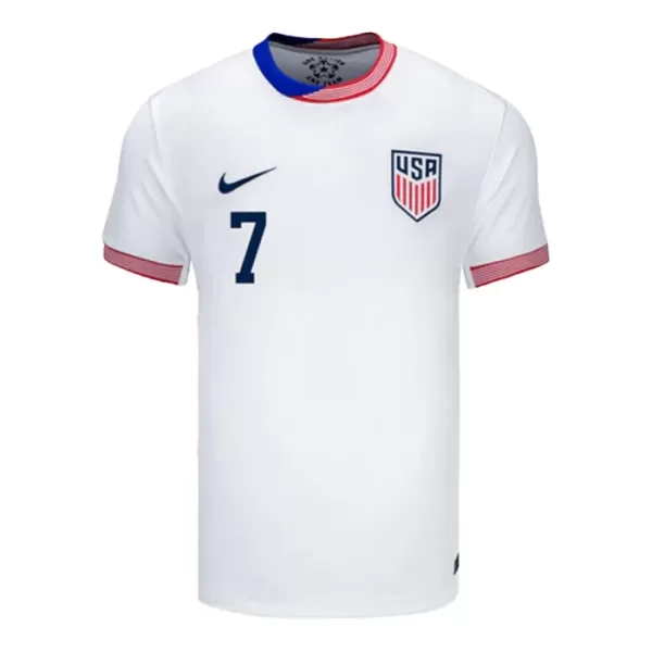 USA Reyna 7 Shirt Heren Thuis 2024