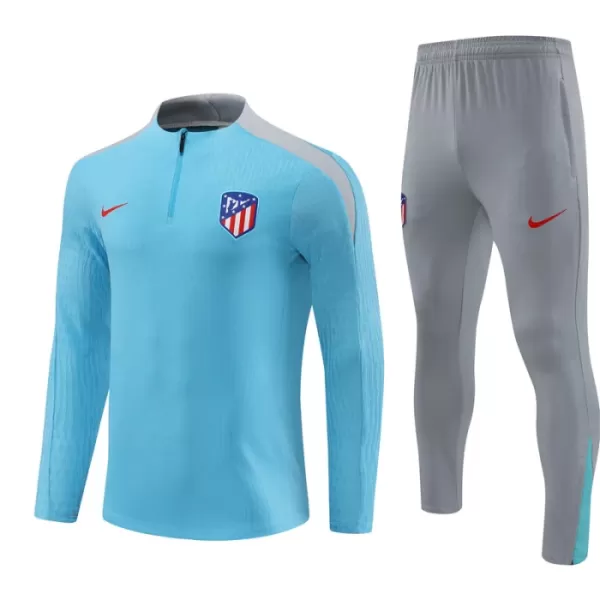 Atlético Madrid Trainingssweaterset Heren 2024/25 Kwartrits Blauwe