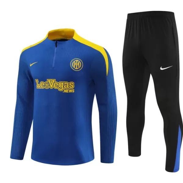 Inter Milan Trainingssweaterset Heren 2024/25 Kwartrits Blauwe