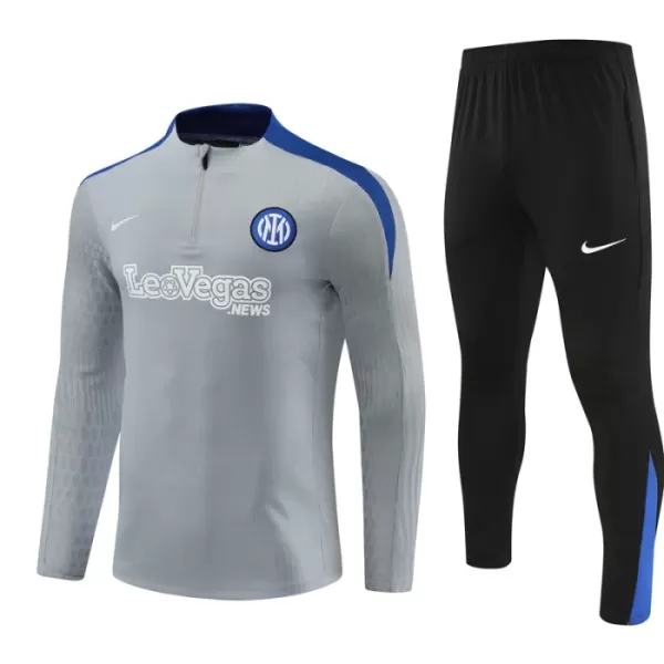 Inter Milan Trainingssweaterset Heren 2024/25 Kwartrits Grijze