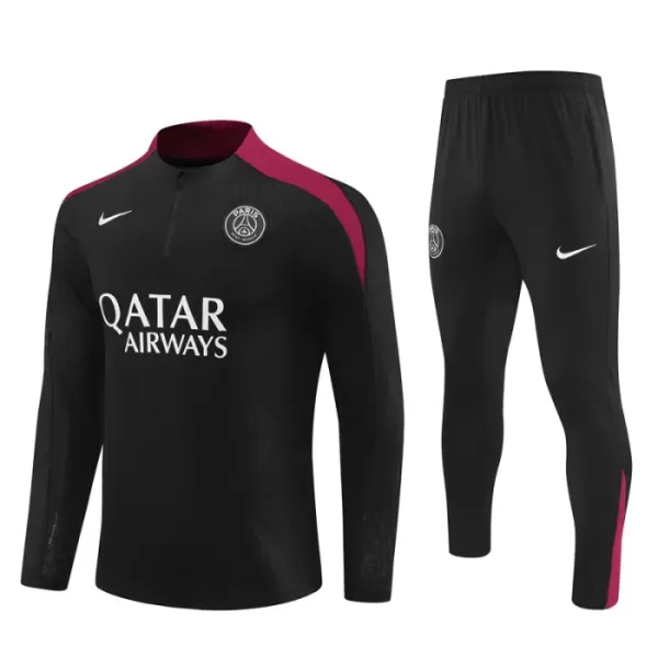 Paris Saint-Germain Trainingssweaterset Kind 2024/25 Kwartrits Zwarte