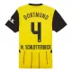 Borussia Dortmund N. Schlotterbeck 4 Shirt Heren Thuis 2024/25