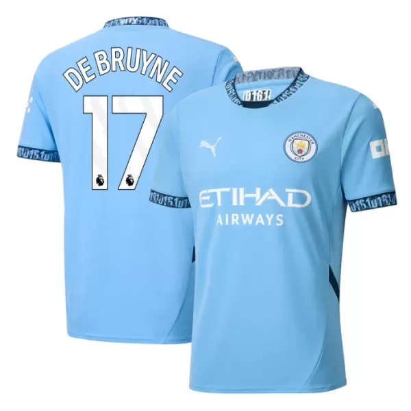 Manchester City De Bruyne 17 Shirt Heren Thuis 2024/25