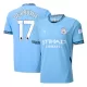 Manchester City De Bruyne 17 Shirt Heren Thuis 2024/25