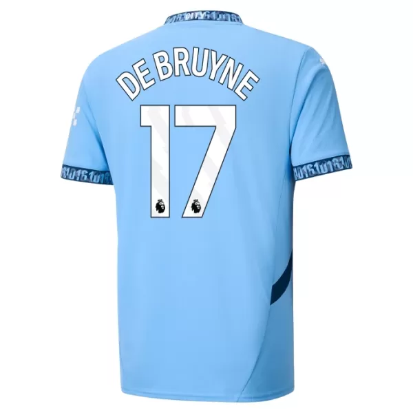 Manchester City De Bruyne 17 Shirt Heren Thuis 2024/25