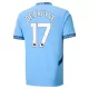 Manchester City De Bruyne 17 Shirt Heren Thuis 2024/25