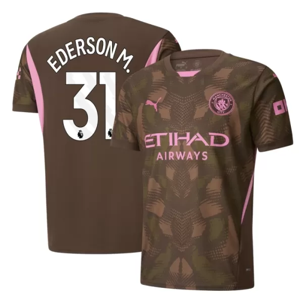 Manchester City Ederson 31 Keeper Shirt Heren Thuis 2024/25