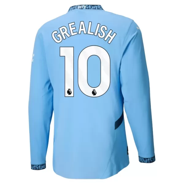 Manchester City Grealish 10 Shirt Heren Thuis 2024/25 Lange Mouw