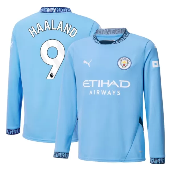 Manchester City Haaland 9 Shirt Heren Thuis 2024/25 Lange Mouw