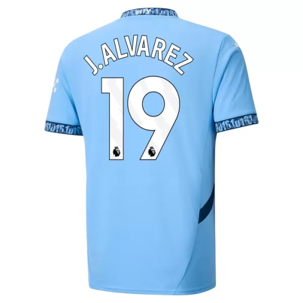 Manchester City J. Alvarez 19 Shirt Heren Thuis 2024/25