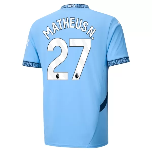 Manchester City Matheus Nunes 27 Shirt Heren Thuis 2024/25