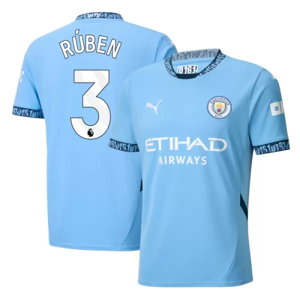 Manchester City Rúben 3 Shirt Heren Thuis 2024/25