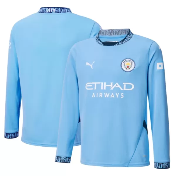 Manchester City Shirt Heren Thuis 2024/25 Lange Mouw