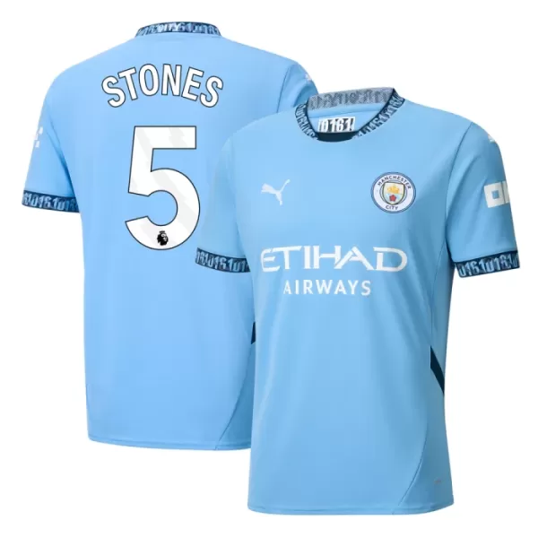 Manchester City Stones 5 Shirt Heren Thuis 2024/25