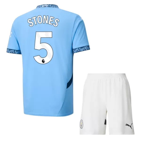 Manchester City Stones 5 Tenue Kind Thuis 2024/25