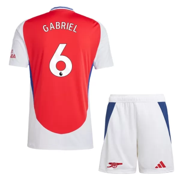 Arsenal Gabriel 6 Tenue Kind Thuis 2024/25