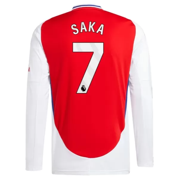 Arsenal Saka 7 Shirt Heren Thuis 2024/25 Lange Mouw