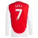 Arsenal Saka 7 Shirt Heren Thuis 2024/25 Lange Mouw