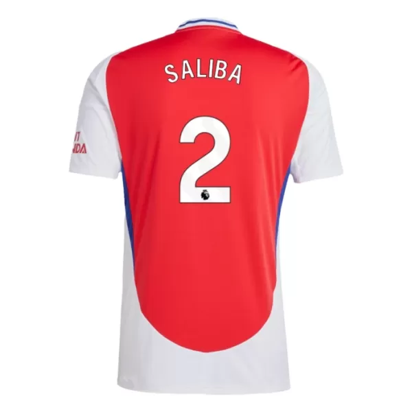 Arsenal Saliba 2 Shirt Heren Thuis 2024/25