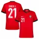 Portugal Diogo J. 21 Shirt Heren Thuis EK 2024