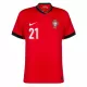 Portugal Diogo J. 21 Shirt Heren Thuis EK 2024