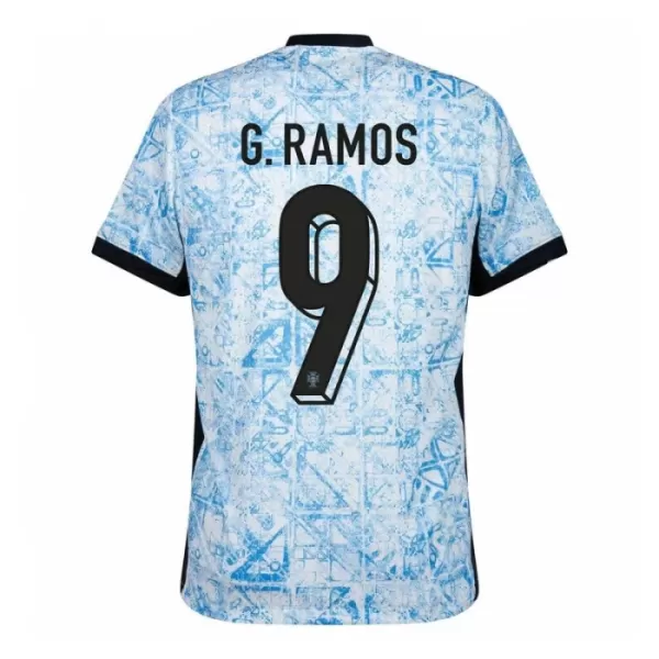 Portugal G. Ramos 9 Shirt Heren Uit EK 2024