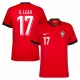 Portugal R. Leao 17 Shirt Heren Thuis EK 2024