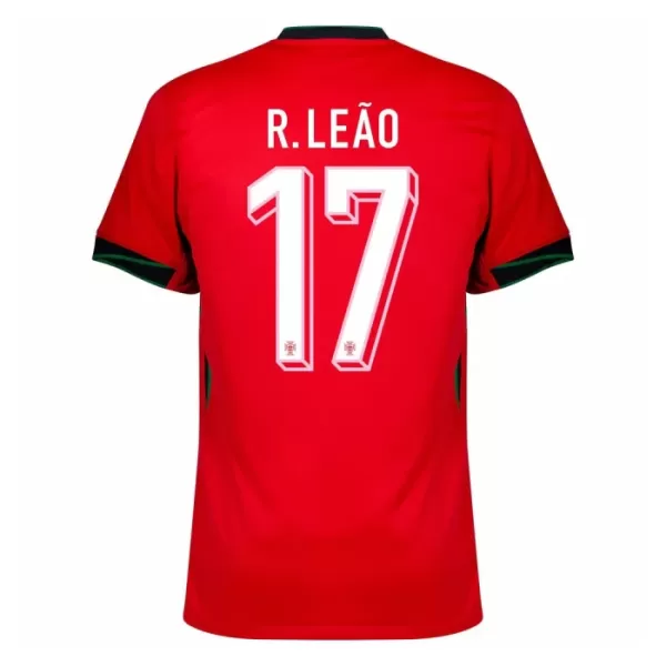 Portugal R. Leao 17 Shirt Heren Thuis EK 2024