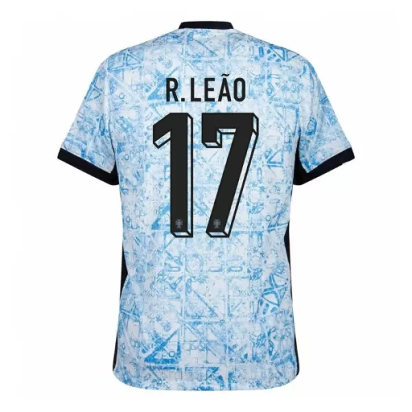 Portugal R. Leao 17 Shirt Heren Uit EK 2024