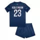 Paris Saint-Germain Kolo Muani 23 Tenue Kind Thuis 2024/25