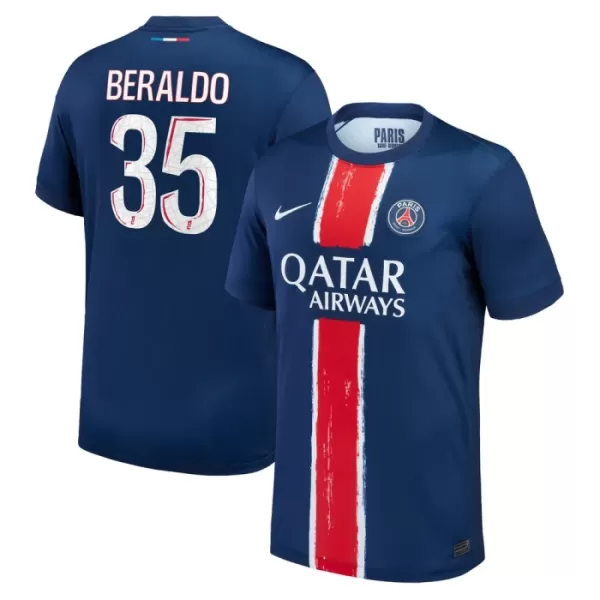 Paris Saint-Germain Lucas Beraldo 35 Shirt Heren Thuis 2024/25