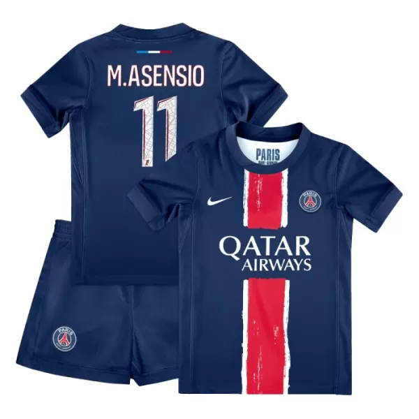 Paris Saint-Germain Marco Asensio 11 Tenue Kind Thuis 2024/25