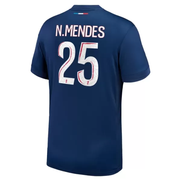 Paris Saint-Germain Nuno Mendes 25 Shirt Heren Thuis 2024/25