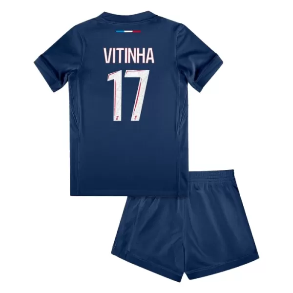 Paris Saint-Germain Vitinha 17 Tenue Kind Thuis 2024/25