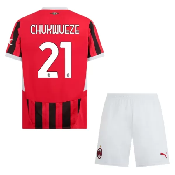 AC Milan Chukwueze 21 Tenue Kind Thuis 2024/25